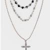 Minga London Crown Of Thorns Silver Necklace Set | Accessories