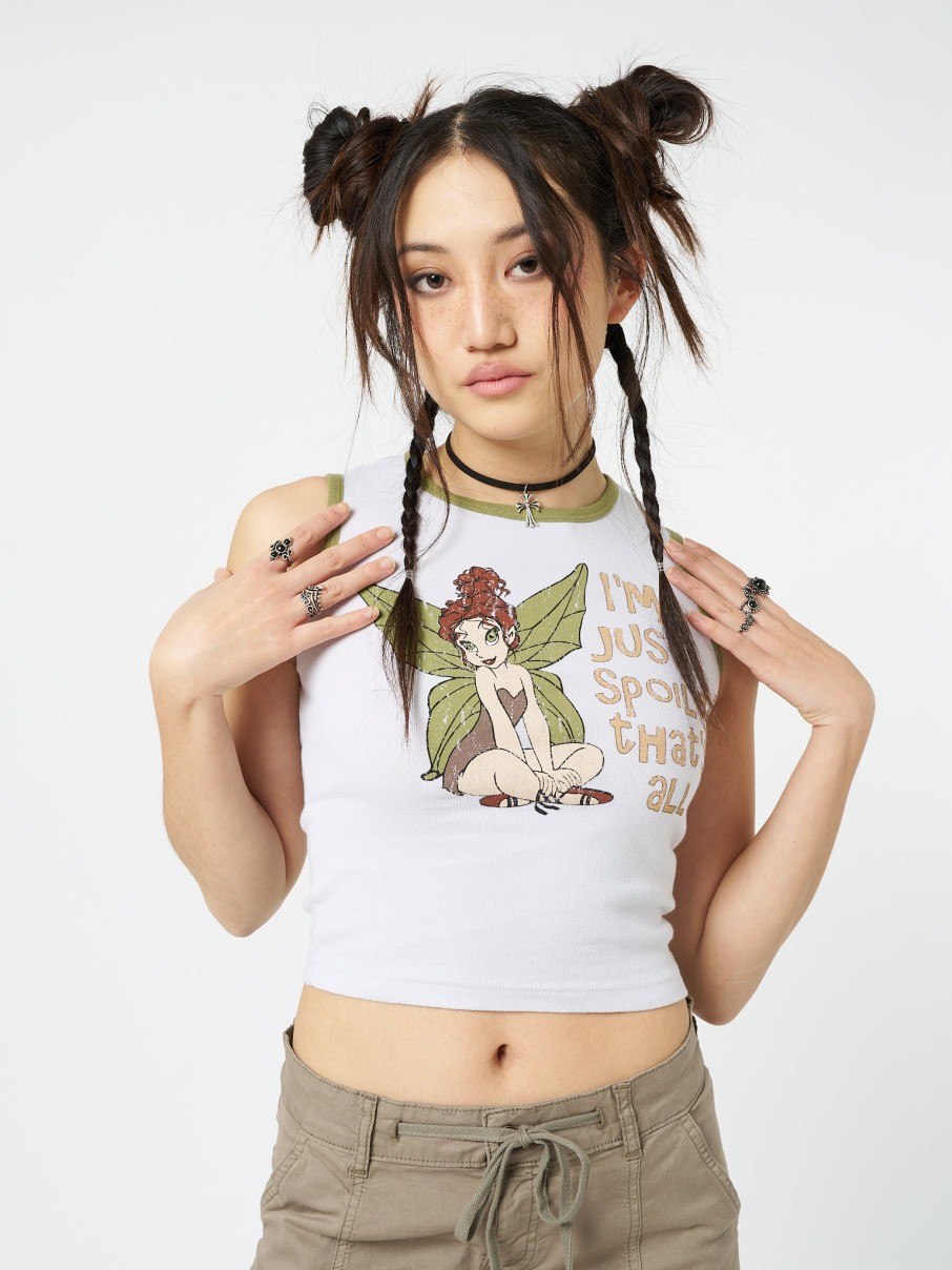 Minga London Ember Fairy Graphic Vest Top | Tops & T-Shirts