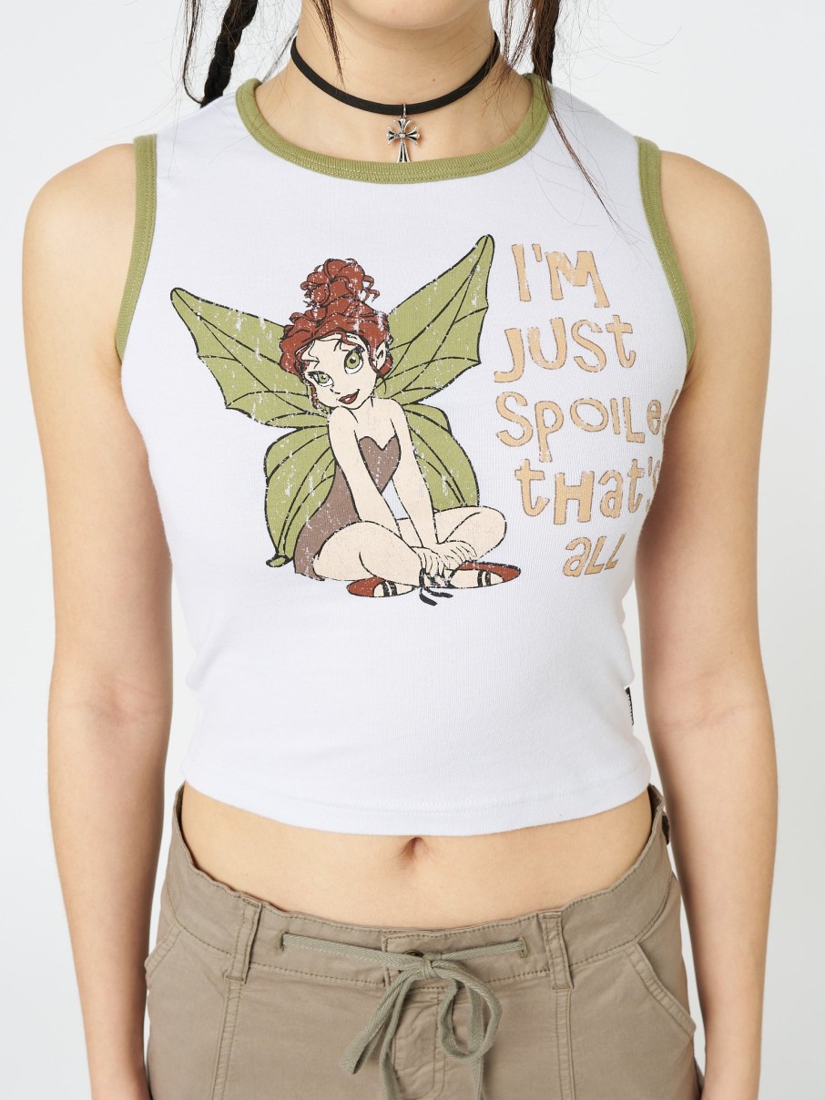 Minga London Ember Fairy Graphic Vest Top | Tops & T-Shirts