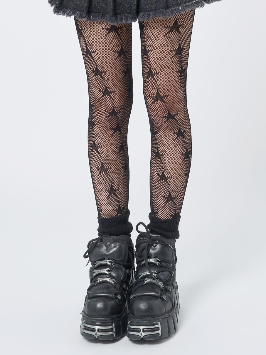 Minga London In The Stars Fishnet Tights | Accessories