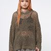 Minga London Superstar Open Knit Jumper | Knitwear