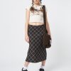 Minga London Beth Plaid Midi Skirt | Bottoms