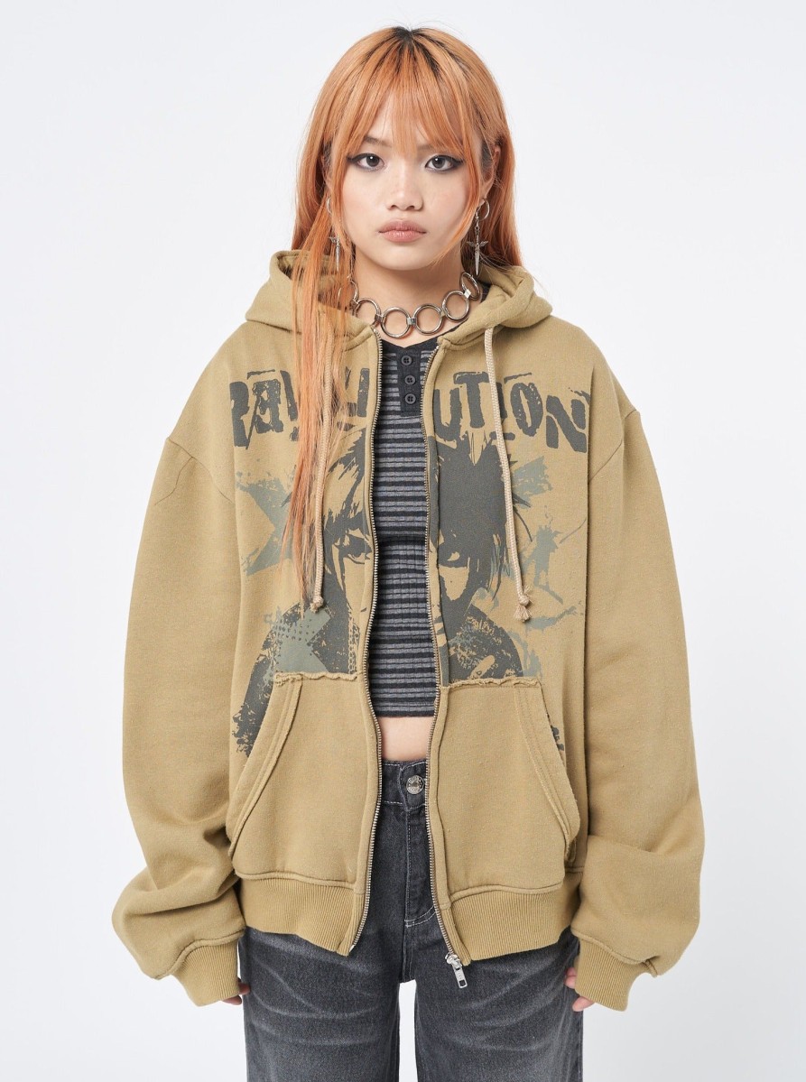 Minga London Revolution Zip Up Hoodie | Sweaters & Hoodies