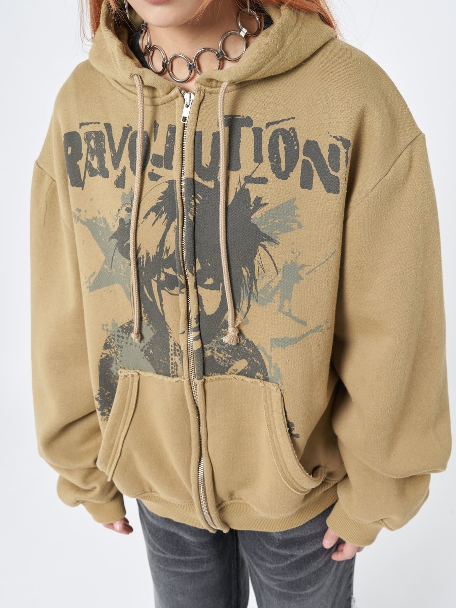 Minga London Revolution Zip Up Hoodie | Sweaters & Hoodies