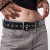 Minga London Punk Girl Studded Buckle Belt | Accessories