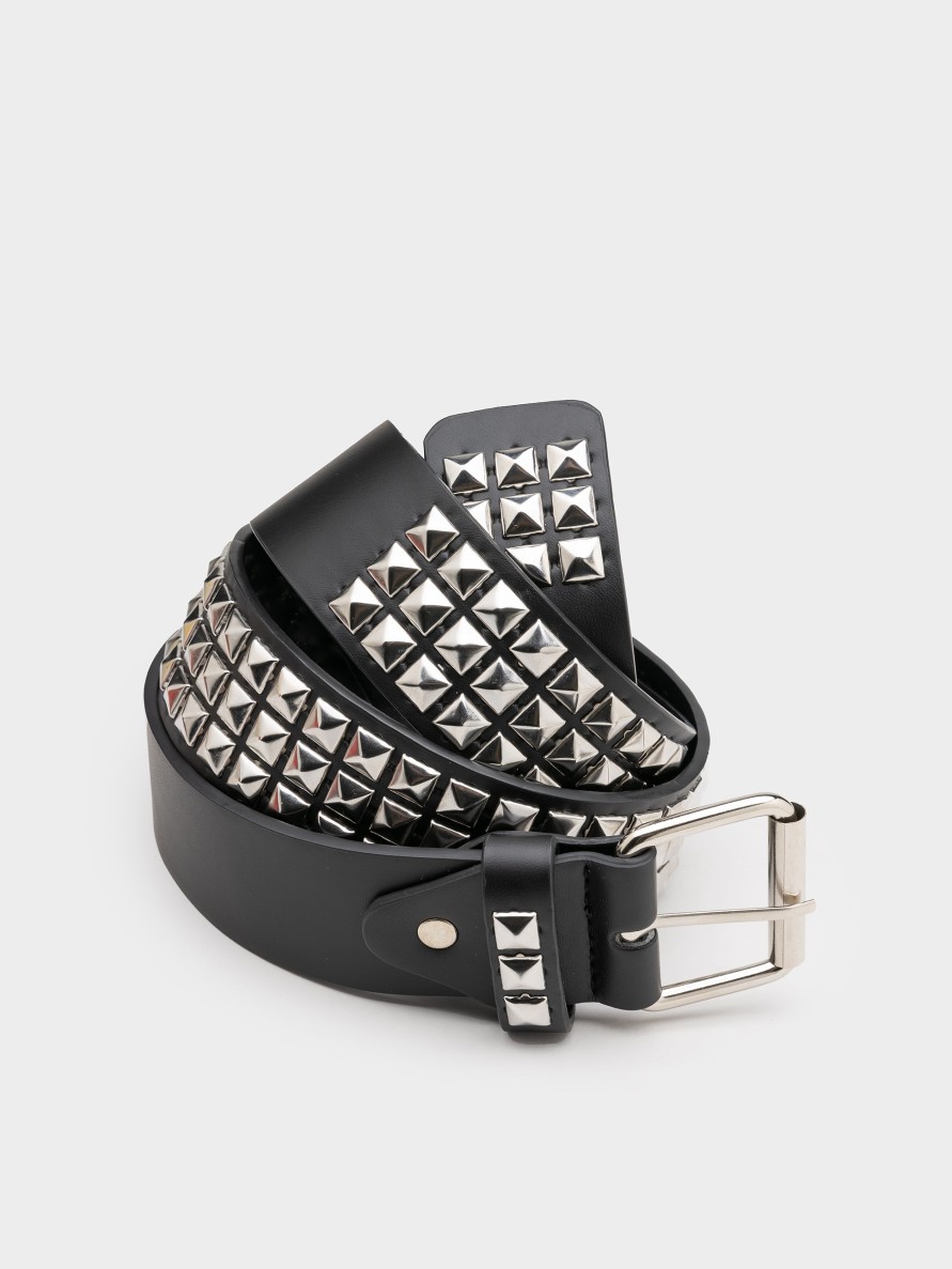 Minga London Punk Girl Studded Buckle Belt | Accessories