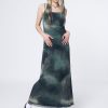 Minga London Eden Green Mesh Maxi Dress | Dresses