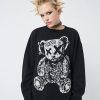 Minga London Broken Teddy Bear Jacquard Knit Jumper | Knitwear