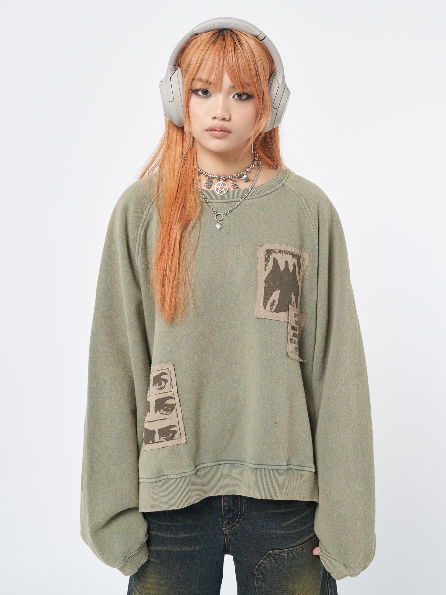 Minga London Patch Me Up Sweatshirt | Sweaters & Hoodies