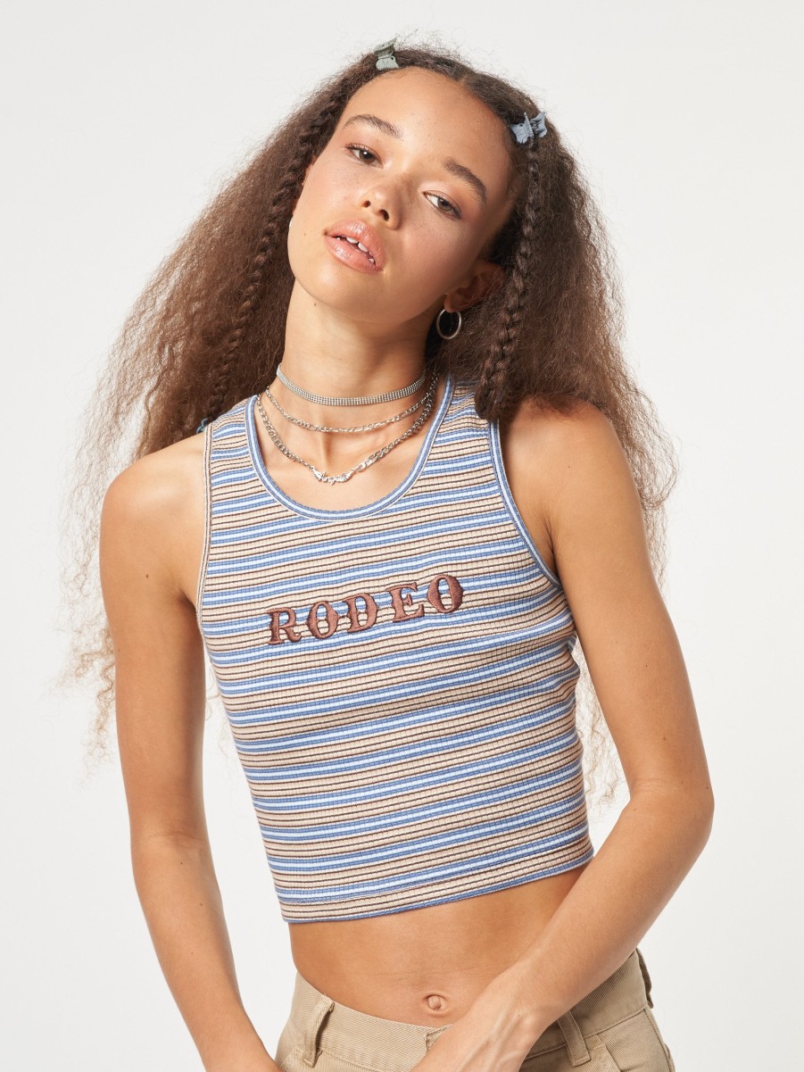 Minga London Rodeo Striped Vest Top | Tops & T-Shirts