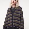 Minga London Faye Striped Knit Cardigan | Jackets & Cardigans