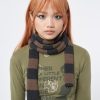 Minga London Umber Stripes Knitted Scarf | Accessories