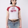 Minga London Cherry Pop! Raglan Baby Tee | Tops & T-Shirts