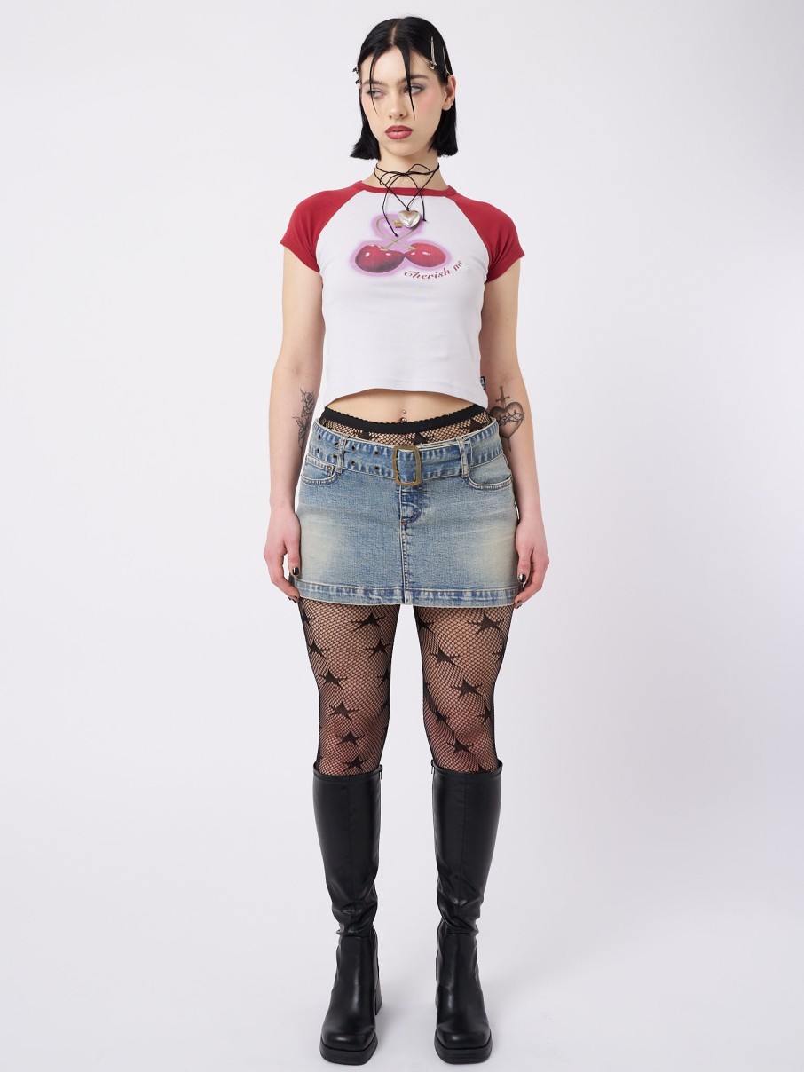 Minga London Cherry Pop! Raglan Baby Tee | Tops & T-Shirts