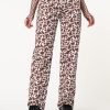 Minga London Cow Print Parallel Jeans | Bottoms