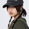 Minga London Minga Star Black Military Cap | Accessories