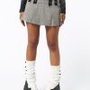 Minga London Plaid Rave Mini Skirt | Bottoms